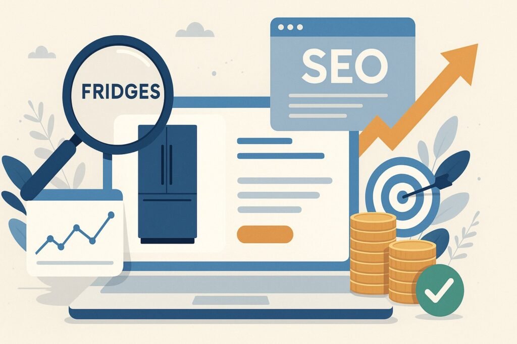3x Sales Growth in 5 Months for a UK Fridge Store 3 Fridge SEO strategy